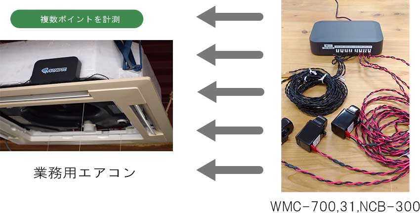 WMC-700 業務用エアコンの設置風景